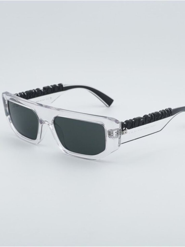 Dolce & Gabbana Dg6203 313387 Sunglasses Transparent Rectangle Frame